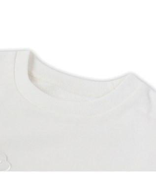 Mother garden しろたん&らっこいぬ 白刺繍トレーナー《オフホワイト》 S / M / L / XL -