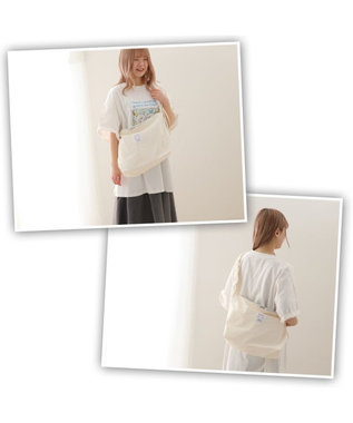 Mother garden しろたん ドロスト ショルダーバッグ 白~オフホワイト