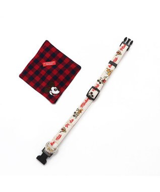 PET PARADISE ディズニー ミッキーマウス プルート  散歩柄首輪【3S】 小型犬 赤