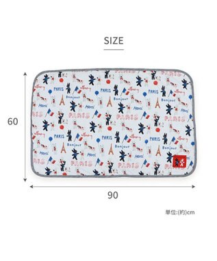 PET PARADISE リサとガスパール クール ブランケット 《パリ柄》 小型犬 パリ柄