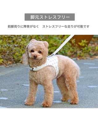 PET PARADISE ペットパラダイス くま なりきり ハーネス 《 チェック柄 》 ＳＳ チェック柄