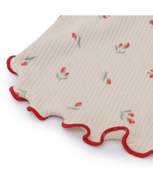 PET PARADISE ペットパラダイス お花のびのび リブ Tシャツ  小型犬 お花