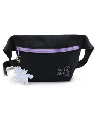 Mother garden マザーガーデン ユニコーン ボディバッグ 《パープル / ブラック》 ブラック
