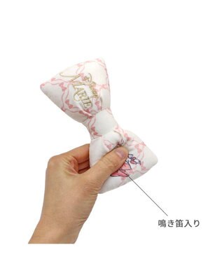 PET PARADISE ディズニー マリー 猫 リボンおもちゃ 《ピンク / ベージュ》 ベージュ