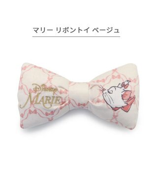 PET PARADISE ディズニー マリー 猫 リボンおもちゃ 《ピンク / ベージュ》 ベージュ