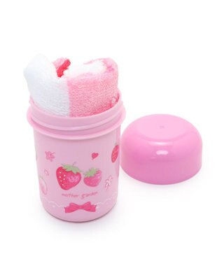 Mother garden マザーガーデン 野いちご おしぼりセット 《スケッチ柄》 スケッチ柄