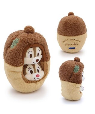 PET PARADISE ディズニー チップとデール どんぐり ボール トイ ブラウン
