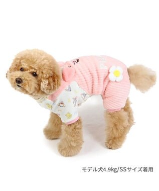 PET PARADISE  ディズニー くまのプーさん ピグレット ロンパース小型犬 ピンク