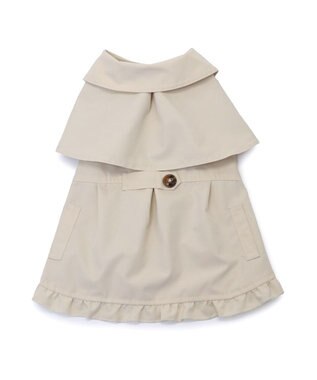 PET PARADISE ペットパラダイス トレンチポンチョ 小型犬 ベージュ