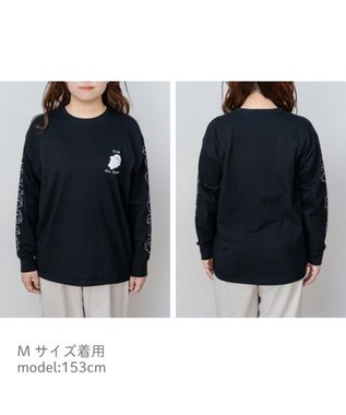 Mother garden しろたん 長袖 Ｔシャツ 《しろたん探せ》ユニセックス ブラック