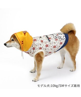 PET PARADISE スヌーピー パーカー 《ご機嫌柄》 中型犬 ネイビー