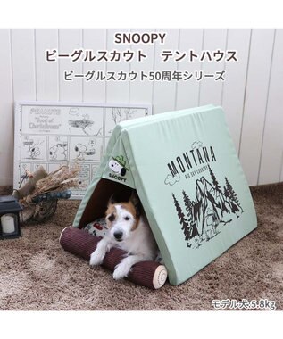 スヌーピー ビーグルスカウト テント ハウス(46×47cm) 50周年