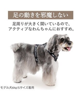 PET PARADISE Lee ロゴアクティブ ハーネス ３Ｓ ブラック