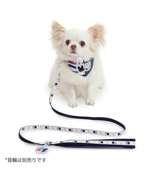 PET PARADISE リサとガスパール 反射チャーム付き リード 《ひよこ》 ４Ｓ～３Ｓ 超小型犬 反射チャーム付き