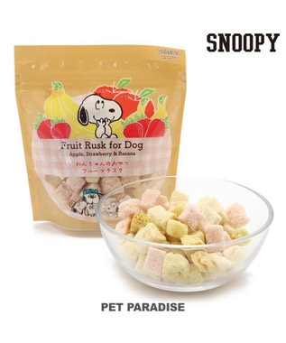 PET PARADISE スヌーピー フルーツ ラスク 30g -