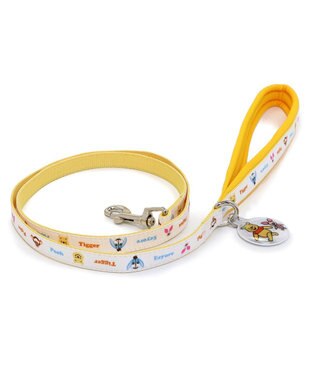 PET PARADISE ディズニー くまのプーさん リード 《ピグレット にこにこ》 ＳＳ～Ｓ 小型犬 イエロー