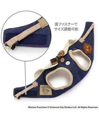 PET PARADISE ミニオン ティム ベストハーネス デニム 3S 小型犬 デニム