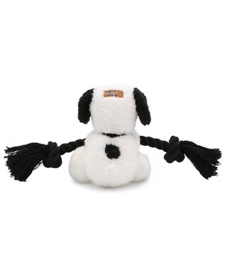 PET PARADISE スヌーピー ロープトイ 50s ホワイト×ブラック