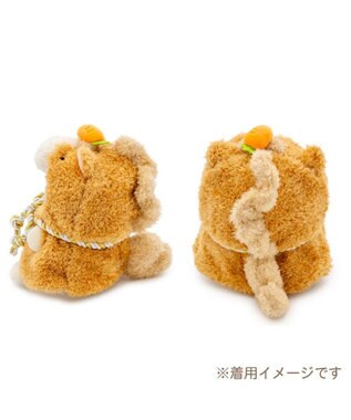 Mother garden しろたん ついてきちゃうしろたん マスコット 着せ替え服 午年 《茶》 単品 茶