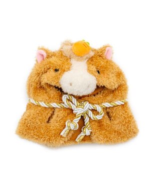 Mother garden しろたん ついてきちゃうしろたん マスコット 着せ替え服 午年 《茶》 単品 茶