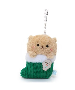 Mother garden しろたん クリスマス靴下キーホルダー 《らっこいぬ》 単品 らっこいぬ