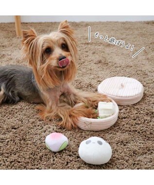 PET PARADISE ペットパラダイス ヤムチャ ノーズワークトイ ベージュ