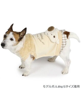 PET PARADISE スヌーピー 脇開きトレーナー 《ベージュ》 小型犬 ベージュ