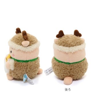 Mother garden しろたん手のり マスコット サンタしろたん / トナカイらっこいぬ 単品 トナカイらっこいぬ