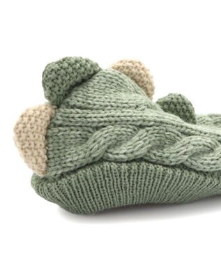 PET PARADISE ペットパラダイス ニット 帽子 《恐竜》 小型犬 グリーン