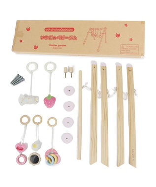 Mother garden マザーガーデン いちごの木製ベビージム 2ケ月～ -