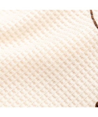 PET PARADISE スヌーピー  ワッペン パンツつなぎ 中型犬 ベージュ×ネイビー