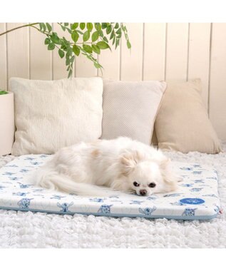 PET PARADISE ディズニー スティッチ もちっと クールマット ホワイト×ブルー