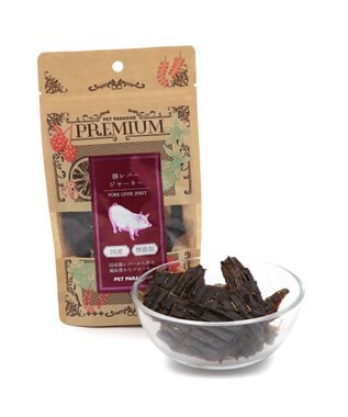 PET PARADISE プレミアム 国産 豚レバージャーキー 40g 0