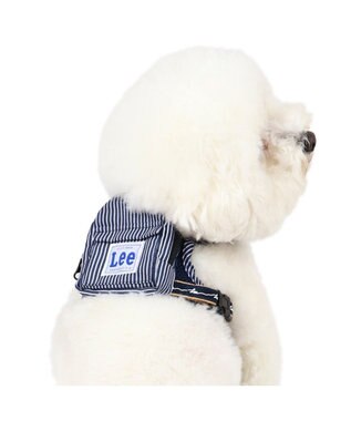 犬 ハーネス ペットパラダイス ｌｅｅ ロープロゴ柄 ヒッコリーリュック ハーネス ｓｓ ｓ 小型犬 Pet Paradise 通販 雑貨とペット用品の通販サイト マザーガーデン ペットパラダイス