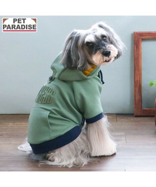 PET PARADISE J.PRESS エンボス ロゴパーカー 小型犬