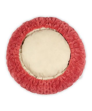 PET PARADISE ペットパラダイス 遠赤外線 アランボア 丸型 寝袋  Ｍ レッド