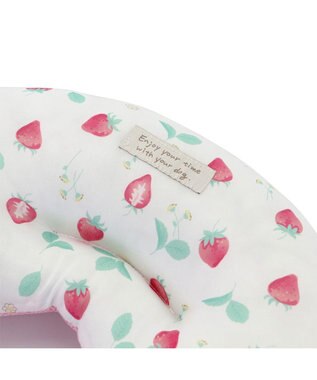 PET PARADISE ペットパラダイス クール ピロー 《いちご＆お花柄》 苺＆お花