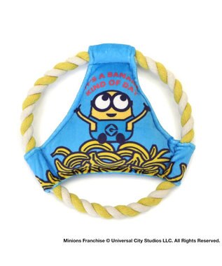 PET PARADISE ミニオン ロープフリスビー トイ ブルー