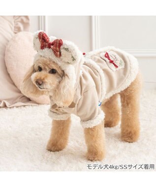 PET PARADISE ディズニー ミニーマウス　カントリーコート 小型犬 ベージュ