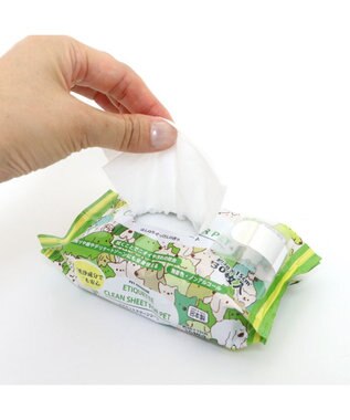 PET PARADISE エチケットクリーンシート 黄緑