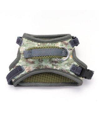 PET PARADISE ペットパラダイス やさしい ハーネス 迷彩 ３Ｓ 〔小型犬〕 カーキ