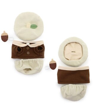 Mother garden しろたん ついてきちゃうしろたん マスコット用 着せ替え服  《どんぐりシャツ》 どんぐりシャツ