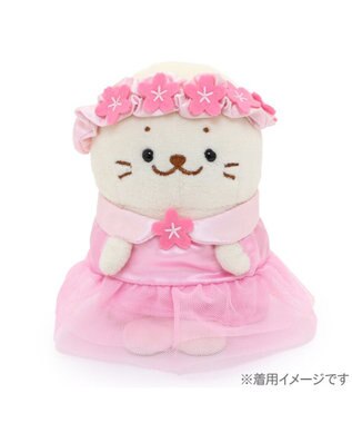 Mother garden しろたん ついてきちゃうしろたん マスコット 着せ替え服 お花ドレス＆花冠 -