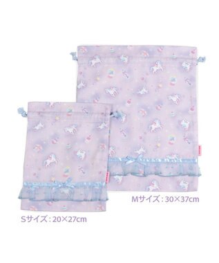 Mother garden マザーガーデン ユニコーン 巾着 大《ファンシー柄》 ファンシー柄