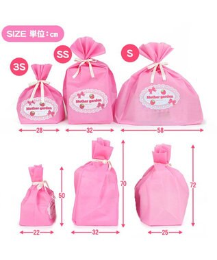 Mother garden ギフトラッピング 袋 (同梱のみ) 【Sサイズ】 《ドレッサーアイスクリームショップ》 ピンク