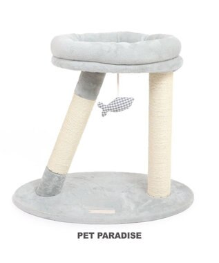 PET PARADISE 猫 キャットタワー 55cm スリム グレー