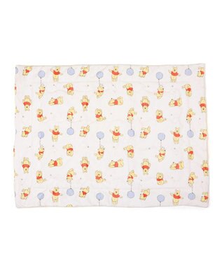 PET PARADISE ディズニー くまのプーさん あったかもちっと ブランケット ホワイト×イエロー