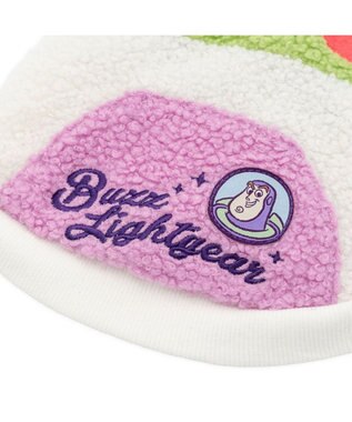 PET PARADISE ディズニー トイ・ストーリー バズ もこもこ パーカー 小型犬 ホワイト×ライム