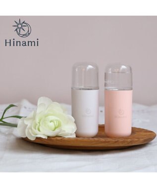 Mother garden 【Hinami】 ナノフェイスミスト 白色 桃色 携帯ミスト 顔用加湿器 ピンク
