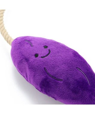 PET PARADISE 犬用品 ペットグッズ 犬 おもちゃ ペットパラダイス 犬 おもちゃ ロープ つる付き さつまいも| おうちで遊ぼう おうち時間 犬 おもちゃ オモチャ ペットのペットトイ 玩具 TOY 小型犬 おもちゃ かわいい おもしろ インスタ映え 黒